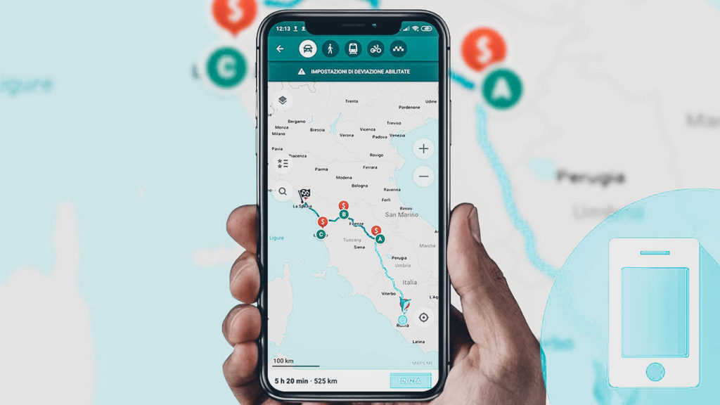 travel plan map app